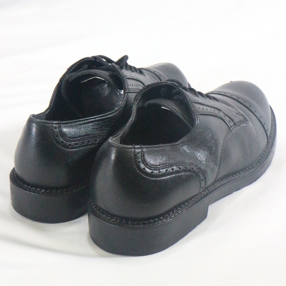 NUNN BUSH Black Leather Cap Toe Oxford Dress Shoes - Picture 5 of 8